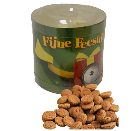 Kleine silo met kruidnoten of strooigoed