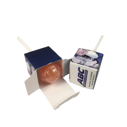 Knotslolly in doosje