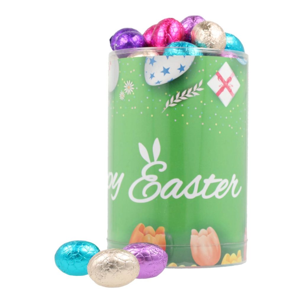 Medium silo met paaseitjes
