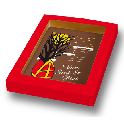 Chocoladekaart Sinterklaas
