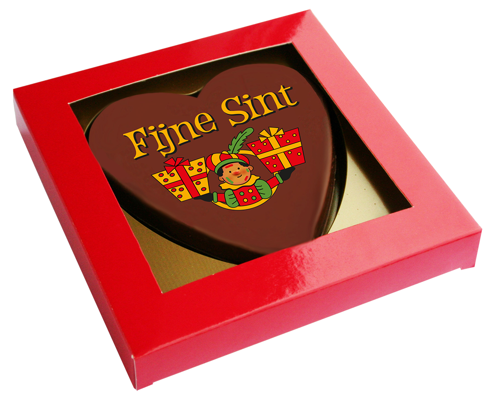 Chocolade Sinterklaas hart