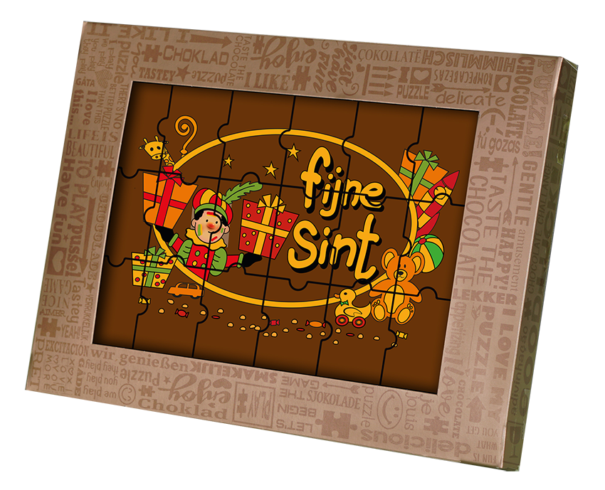 Chocolade puzzel Sinterklaas