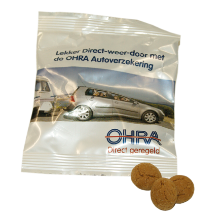 Bedrukt zakje kruidnoten